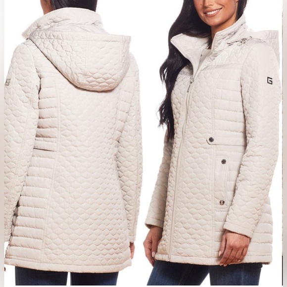 Gallery Quilted Water Resistant Hooded Jacket - Picture 5 of 15
